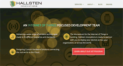 Desktop Screenshot of hallsteninnovations.com